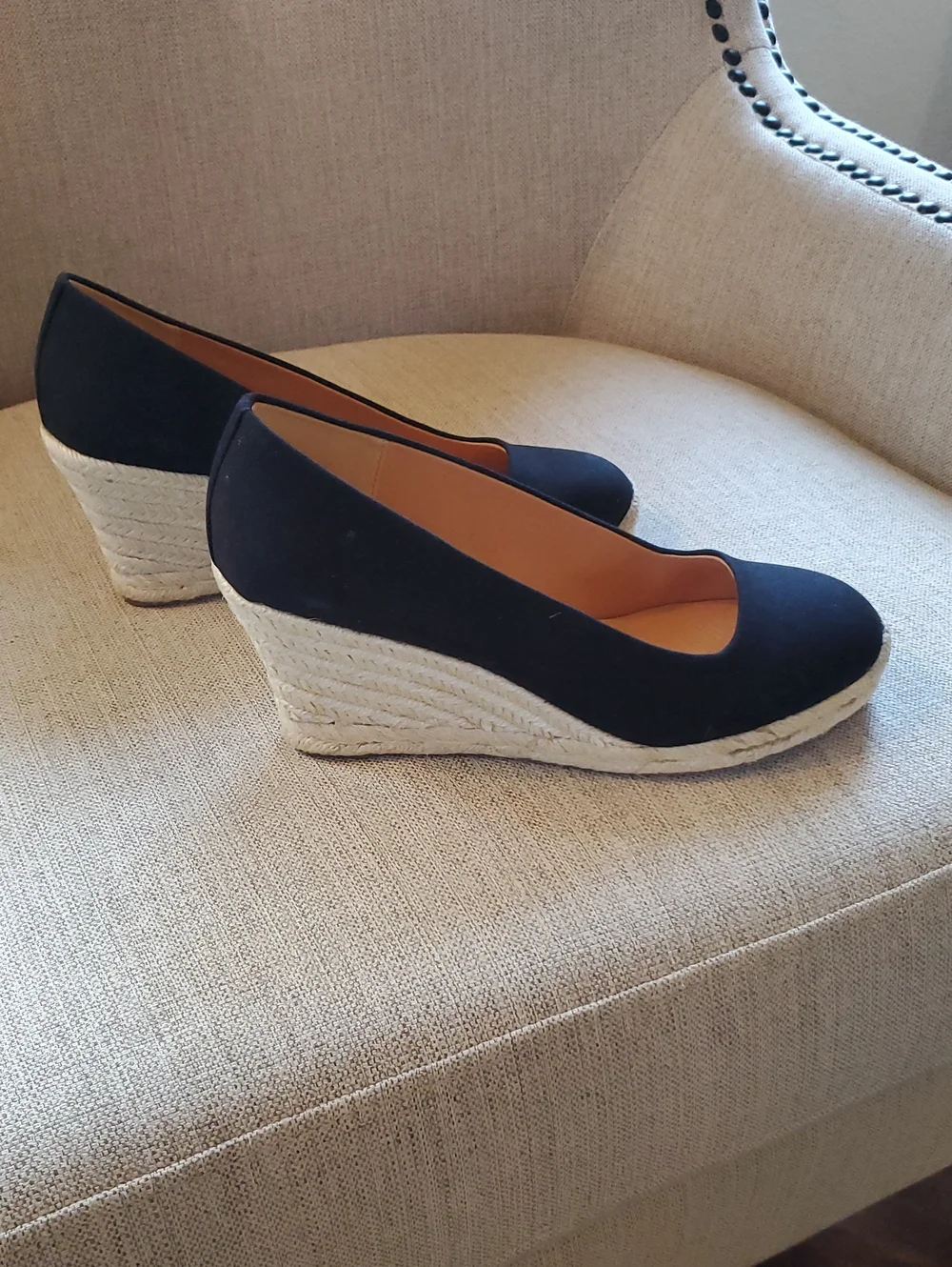 J Crew Canvas Espadrille Wedge